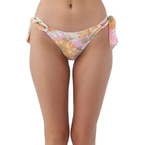 O'NEILL Women's Corfu Bikini Bottoms - Cheeky Coverage Women's Bathing Suit Bottom with Side Loop Detail
