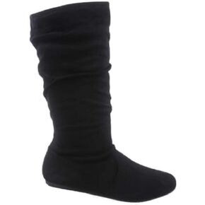 Womens Boots Soft Slouchy Flat to Low Heel Under Knee High