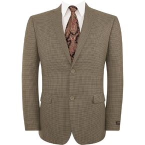 AMY ZHU Men's Slim Fit Sport Coat Casual Suit Jacket Haute Houndstooth Blazer