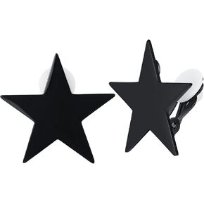 Clip-on Earrings For Women, Women's Non Pierced Earring, Star Earrings Ear Clips Hypoallergenic Lightweight Stainless Steel Geometric Earrings in Kuwait