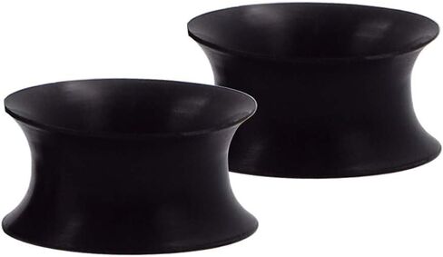 سيليكون الأذن الأنفاق 2 قطعة رقيقة جدا مزدوجة متوهج الأذن مقاييس المقابس المتوسع ثقب المجوهرات حجم 6 مللي متر-20 مللي متر in Kuwait