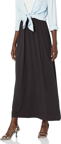 Star Vixen Women's Petite Modest Soft Dty Knit Pull-on Maxiskirt in Saudi Arabia