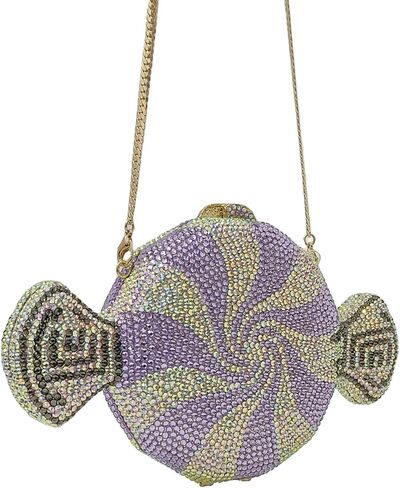 HUANG ZHUANG Cute Sweet Candy Clutch Purse Crystal Evening Bag Luxury Handbag for Prom Cocktail Party Banquet in Kuwait