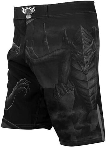 Men's Black Dragon MMA Shorts BJJ Black Edition in Saudi Arabia