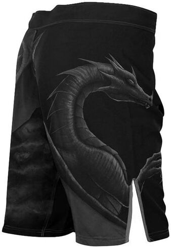 Men's Black Dragon MMA Shorts BJJ Black Edition in Saudi Arabia
