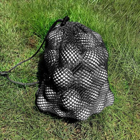 ELVES 2 قطعة حقيبة شبكية من النايلون المتين مع قفل حبل سحب منزلق، لكرات تنس الجولف، صالة الألعاب الرياضية، الدش، ألعاب الغسيل، الغوص in Kuwait