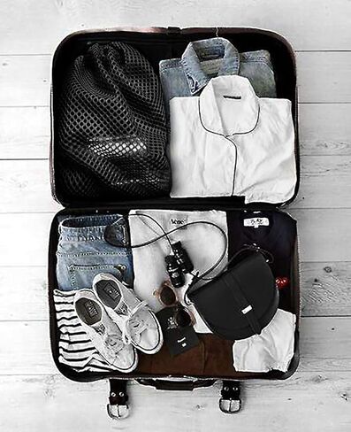 ELVES 2 قطعة حقيبة شبكية من النايلون المتين مع قفل حبل سحب منزلق، لكرات تنس الجولف، صالة الألعاب الرياضية، الدش، ألعاب الغسيل، الغوص in Kuwait