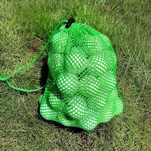 ايلفز شنطة شبكية متينة من النايلون مع قفل حبل سحب منزلق لكرات التنس وكرة الجولف وصالة الالعاب الرياضية والاستحمام وغسيل الالعاب والغوص من قطعتين in Kuwait