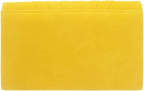Women's Evening Bag Pleated Envelope Clutch Handbag Velvet Purse Wedding Party Bridal Shoulder Bag in Kuwait