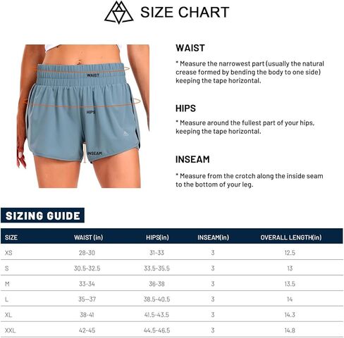 Haimont Women's Running Shorts 2 in 1 High Waisted Athletic Shorts with Drawstring Pockets 3" Compression Liner Shorts in Kuwait