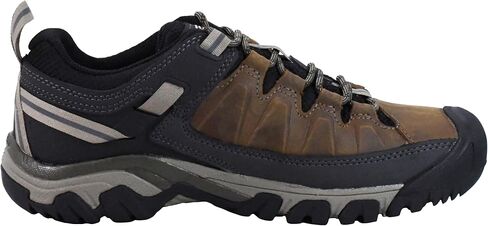 KEEN Men's Targhee 3 Low Height Waterproof Hiking Shoes, Bison/Timberwolf, 9.5 Wide in Saudi Arabia
