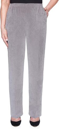 Alfred Dunner Women's Plus Size Classic Regular (Medium) Length Cord Pant in Kuwait