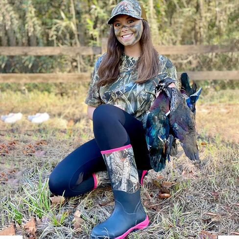HISEA Women's Hunting Boots Insulated Rubber Boots Waterproof Outdoor in Saudi Arabia
