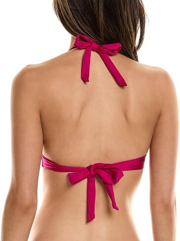 Trina Turk Women's Standard Cosmos M Bar Halter Bikini Top-Adjustable, Tie Back, Swimwear Separates in Saudi Arabia