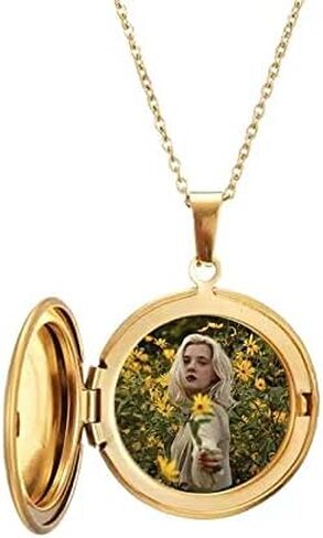 Life Of Tree with Moon and Star Locket Necklace，That Can Holds Pictures Inside Stainless Steel，Celtic Family Tree Pendant for Women in Saudi Arabia