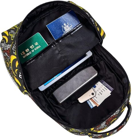 Aiuddui الكرتون حقيبة المدرسة لطيف حقيبة الطالب الكتب ثلاثية الأبعاد الطباعة 16 بوصة Daypack حقائب الكمبيوتر المحمول للأطفال في سن المراهقة in Saudi Arabia