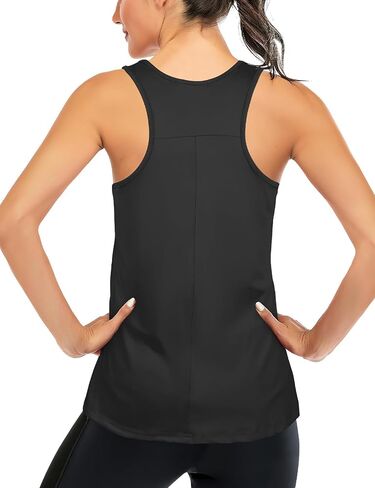 Tank Top for Women Racerback Sleeveless Workout Clothes Scoop Neck Exersice Yoga Running Gym Shirts Loose Fit in Saudi Arabia