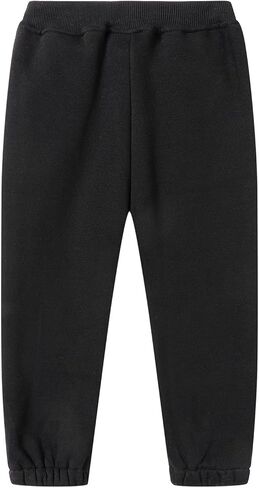 Mud Kingdom Girls Boys Drawstring Sweatpants Solid Colors Elastic Waist Slant Pockets 2-10 Years in Saudi Arabia