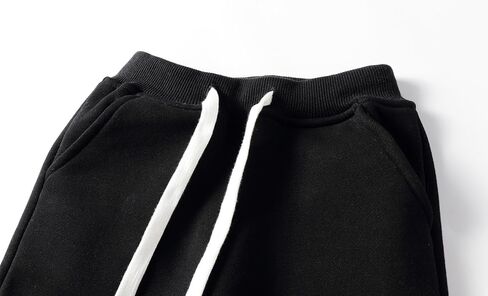 Mud Kingdom Girls Boys Drawstring Sweatpants Solid Colors Elastic Waist Slant Pockets 2-10 Years in Saudi Arabia