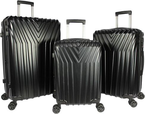 World Traveler Skyline Hardside 3-Piece Spinner Luggage Set, Burgundy in Saudi Arabia