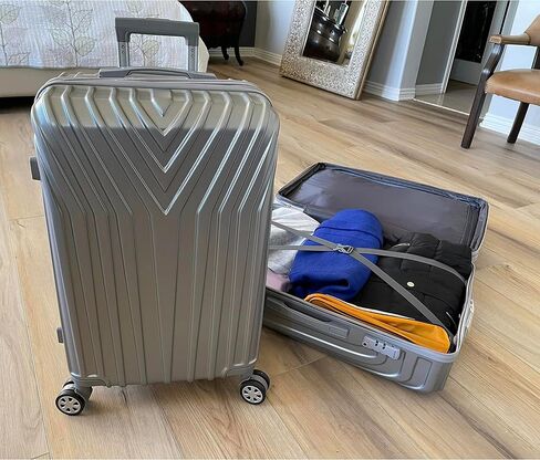 World Traveler Skyline Hardside 3-Piece Spinner Luggage Set, Burgundy in Saudi Arabia