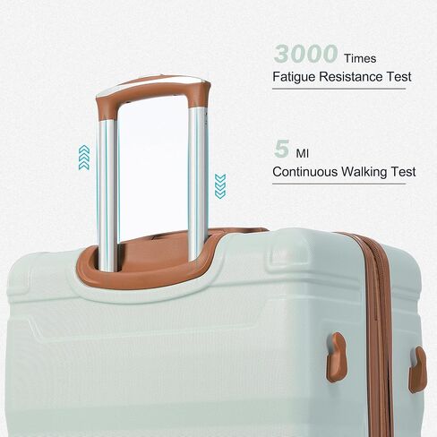 FridayParts Luggage Sets New Model Expandable ABS Hardshell 3pcs Clearance Luggage Hardside Lightweight Durable Suitcase sets Spinner Wheels Suitcase with TSA Lock 20"24"28" in Kuwait