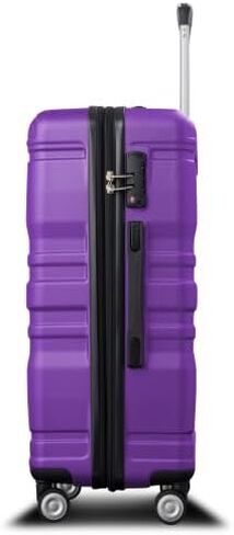 FridayParts Luggage Sets New Model Expandable ABS Hardshell 3pcs Clearance Luggage Hardside Lightweight Durable Suitcase sets Spinner Wheels Suitcase with TSA Lock 20"24"28" in Kuwait