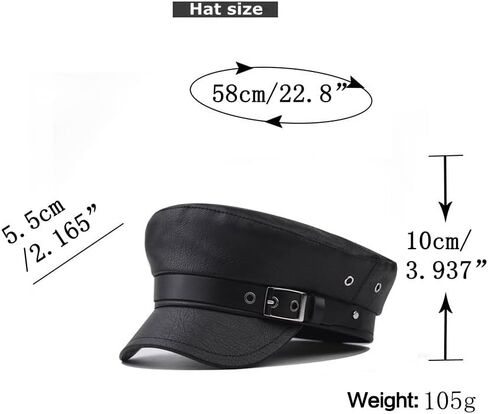 قبعة كابتن بحار للسيدات من البولي يوريثان قبعة موزع الصحف كابي بيكر بوي بلغت ذروتها in Kuwait