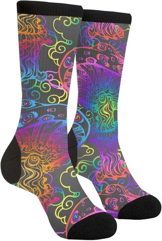 Unisex Novelty Crew Sock for Man Women Casual Funny Crazy Dress Socks in Kuwait