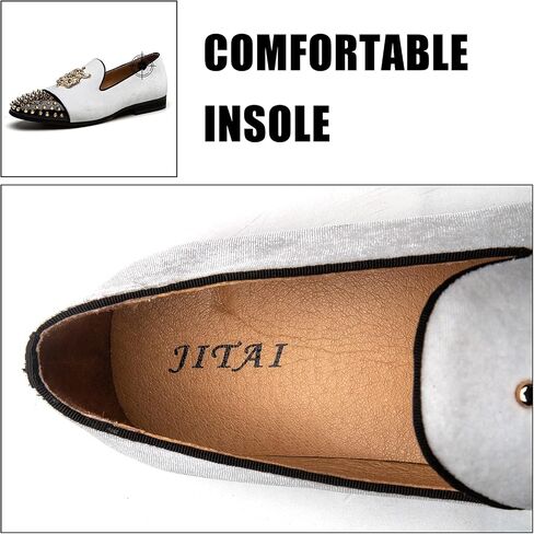 JITAI Men Loafers Slip-On Shoes for Men Fashion Dress Shoes Tuxedo Shoes in Saudi Arabia