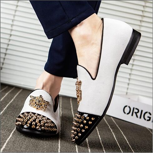 JITAI Men Loafers Slip-On Shoes for Men Fashion Dress Shoes Tuxedo Shoes in Saudi Arabia