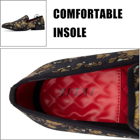 JITAI Men Loafers Slip-On Shoes for Men Fashion Dress Shoes Tuxedo Shoes in Saudi Arabia