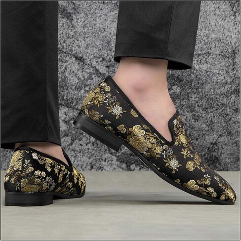 JITAI Men Loafers Slip-On Shoes for Men Fashion Dress Shoes Tuxedo Shoes in Saudi Arabia