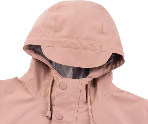 Women’s Waterproof Rain Jacket Lightweight Outdoor Windbreaker Hooded Rain Coat in Saudi Arabia