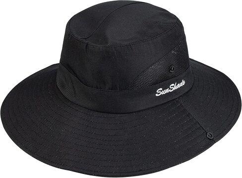Womens Summer Sun Hat Beach Hat Wide Brim Outdoor UV Protection Hat Packable Mesh Bucket Hat with Ponytail Hole in Saudi Arabia