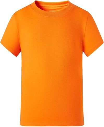 Huata Boys Girls Short Sleeve Tee T-Shirt Crewneck 2 Packs in Saudi Arabia