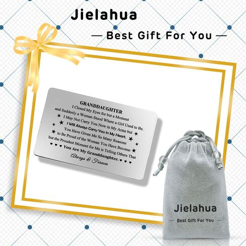 Engraved Wallet Card for Daughter's Graduation, Birthday, Christmas - Gift from Mom, Dad, Proud of Daughter in Saudi Arabia