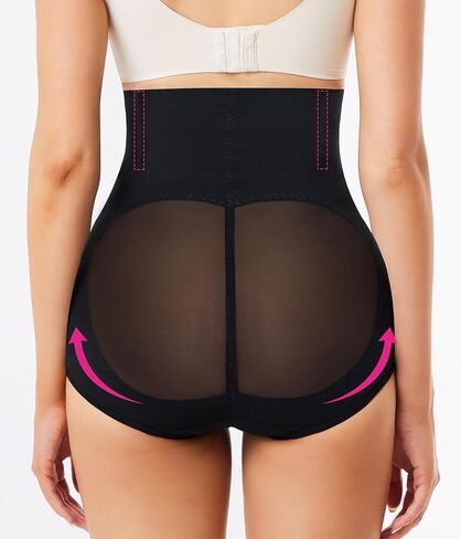 Nebility Shapewear Tummy Control Panties for Women Plus Size Faja Body Shaper Butt Lifter Panty High Waisted Shorts in Kuwait
