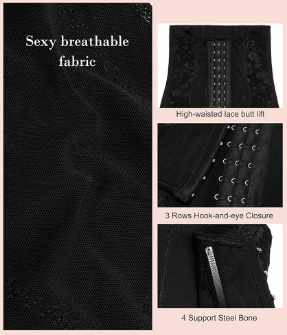 Nebility Shapewear Tummy Control Panties for Women Plus Size Faja Body Shaper Butt Lifter Panty High Waisted Shorts in Kuwait