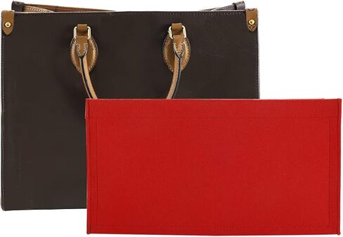 Felt Handbag Insert fit ONTHEGO MM Premium Felt Organizer for Your Designer Bags (Large, Beige) in Saudi Arabia