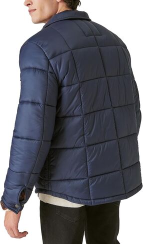 Lucky Brand Men's Quilted Nylon Shirt Jacket in Saudi Arabia