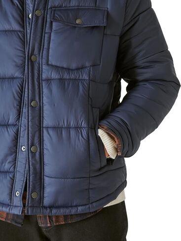 Lucky Brand Men's Quilted Nylon Shirt Jacket in Saudi Arabia