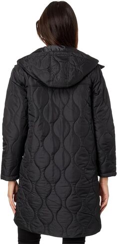 U.S. POLO ASSN. Long Hooded Quilted Duster Jacket in Saudi Arabia