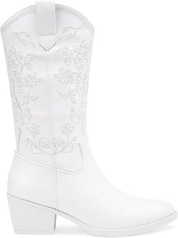 Vepose Women's 9803 Embroided Cowboy Boots Point Toe Cowgirl Boots for Women in Kuwait