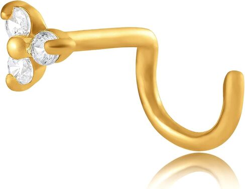 Amazon Collection 14k Gold Nose Pin in Saudi Arabia