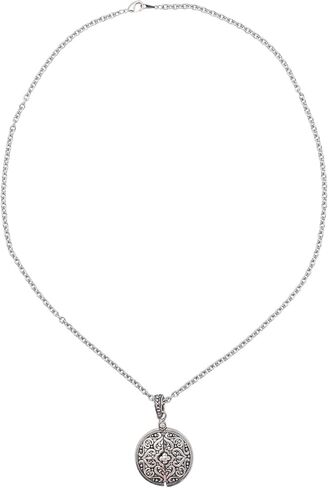 Dicksons Amazing Grace Cross Stainless Steel 24 Inch Women's Message Locket on Presentation Card in Saudi Arabia