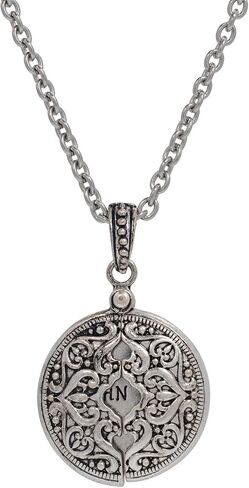 Dicksons Amazing Grace Cross Stainless Steel 24 Inch Women's Message Locket on Presentation Card in Saudi Arabia