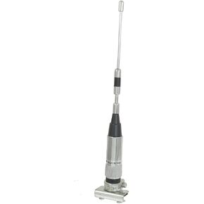 uxcell Metal Clip Base Car Decoration Dummy Antenna Black Silver Tone 9.8" Length