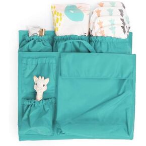 ToteSavvy - منظم حمل أصلي (14 × 10 × 4 بوصات) - 11 جيبًا لحقيبة التغيير، وحقيبة اليد، وحقيبة الظهر - ملحق قابل للإزالة - علبة مقسمة أنيقة للأساسيات (أصلية، رمادي ناعم) in Kuwait