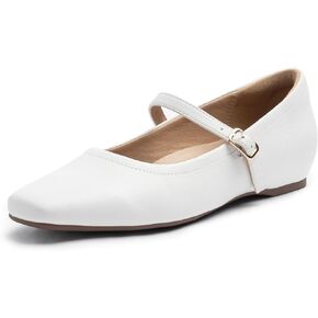 Mary Jane Flat Shoes for Women with Arch Support and Concealed Low Wedge Heel, Women Ballet Flats, Mary Jane Flats, Comfortable Dress Shoes